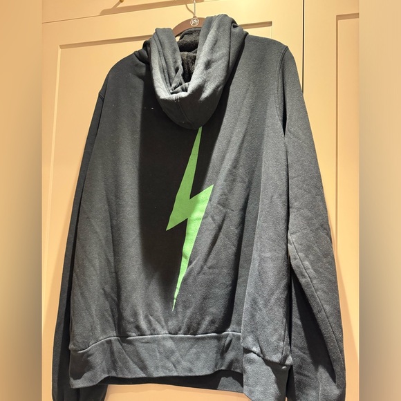 Aviator Nation Bolt ninja hoodie.  Size XL. NWT.  Black. - Picture 4 of 6